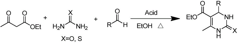 Method for synthesizing 3,4-dihydropyrimidine-2-one derivative