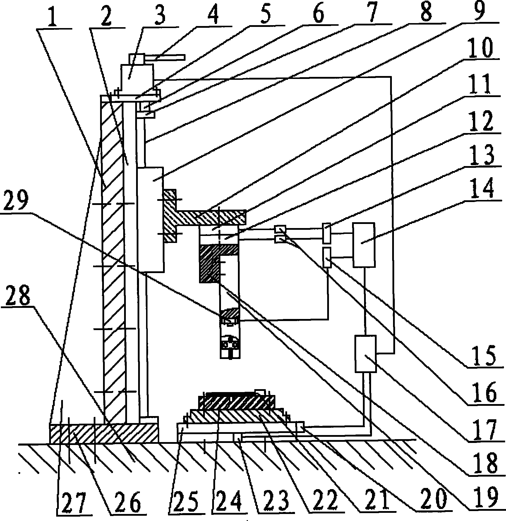 Tensioning type micro-bending forming method and device