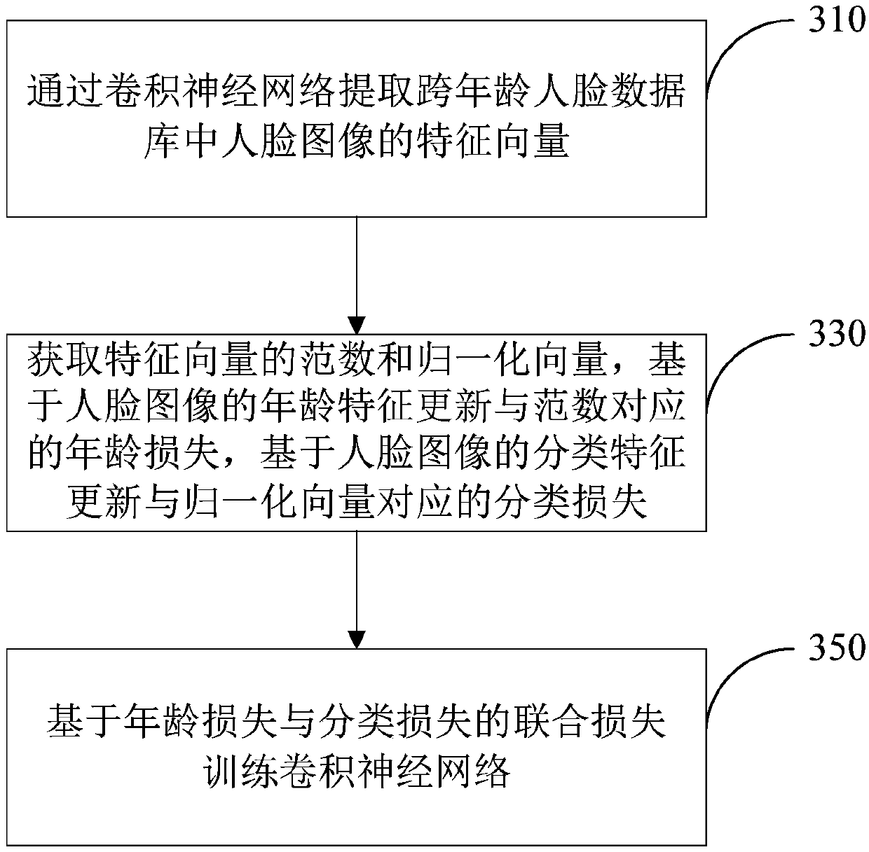 Cross-age face recognition and model training method and device