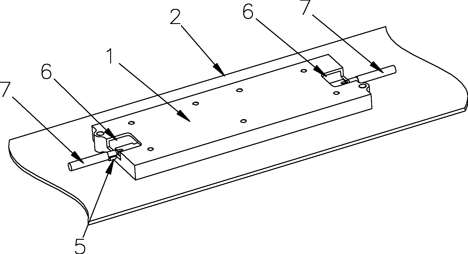 Strip line radio-frequency unit and packaging structure thereof