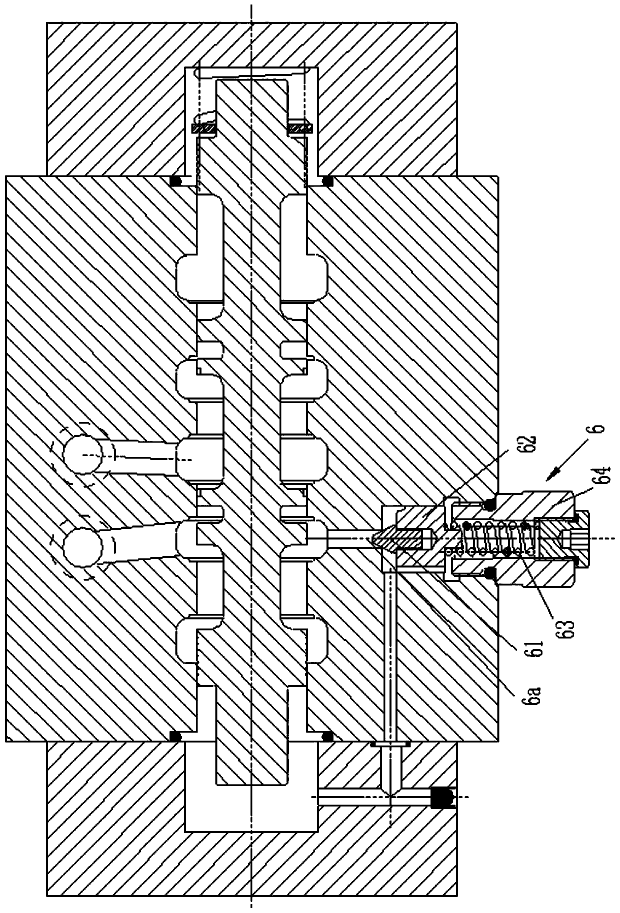 An automatic control valve for turning plow