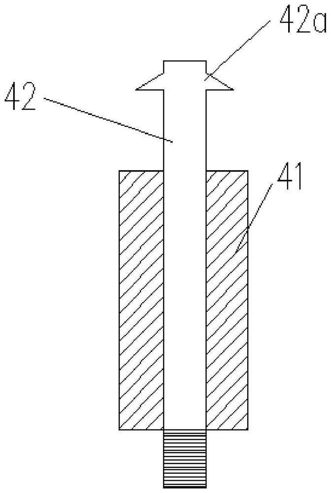 Floor slab through type steel-concrete combined flat beam floor system structure and building thereof