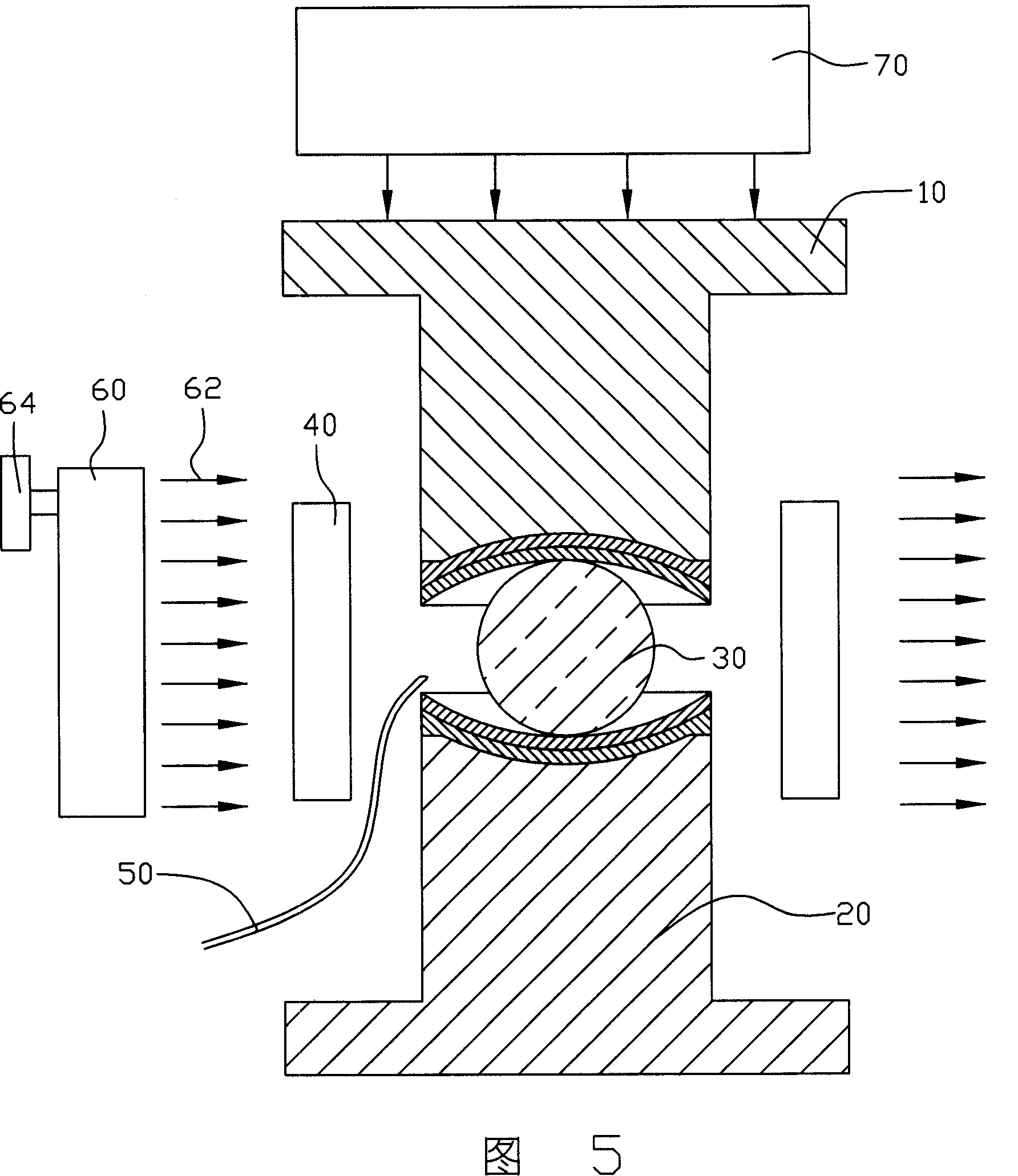 Production method and producing device for aspherical moulded glass