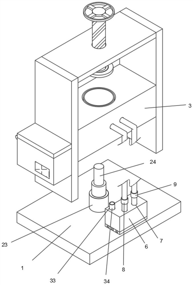 Processing and preparing equipment for medical rubber plug