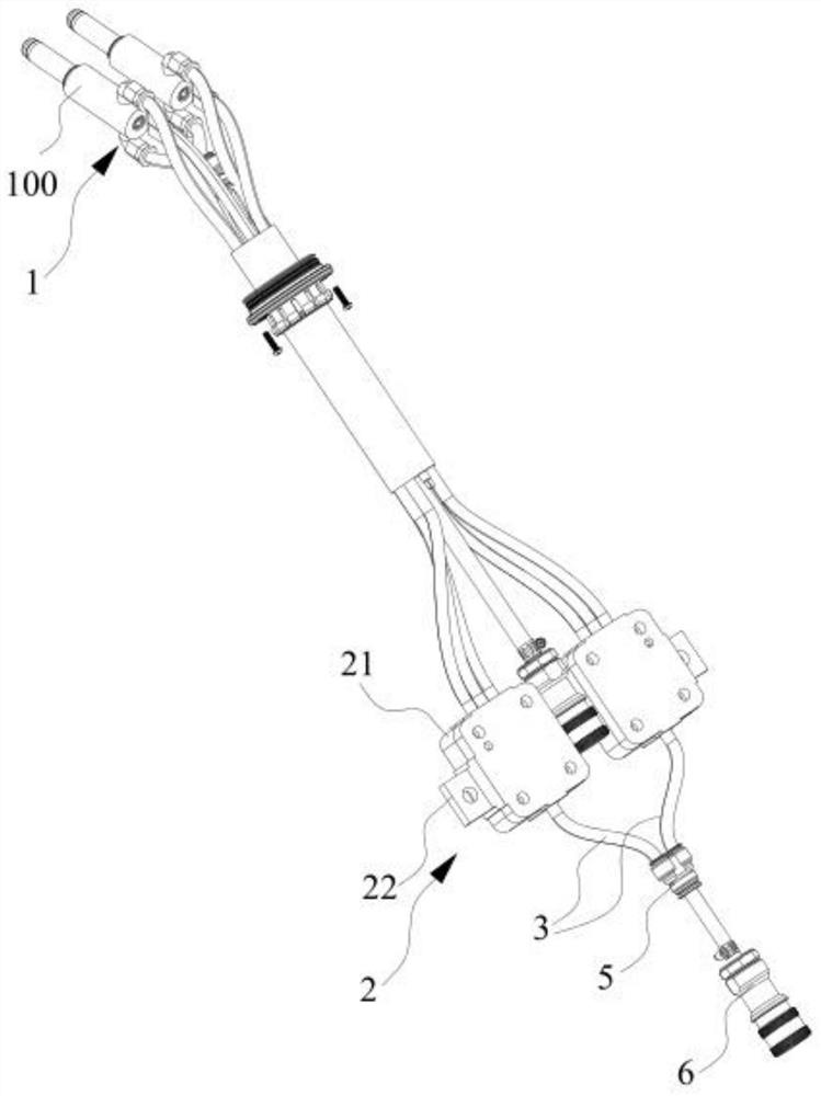 Charging gun liquid cooling system and charging gun