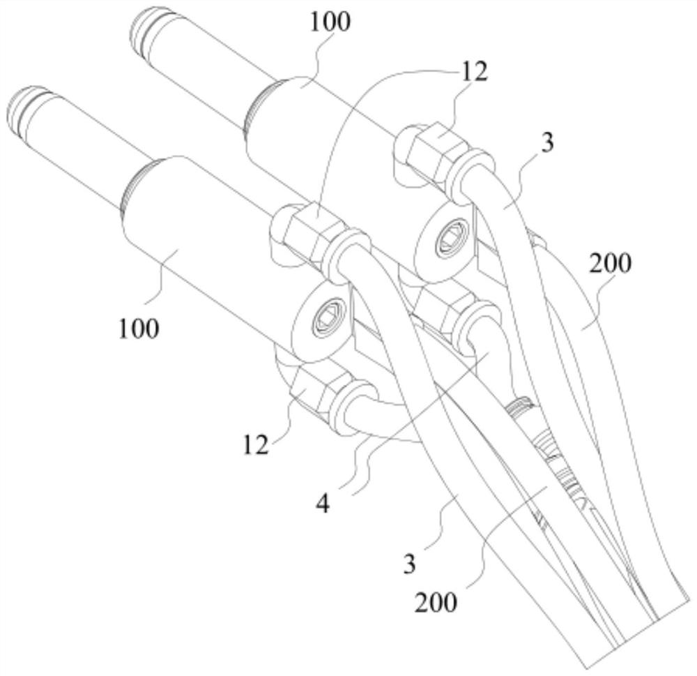 Charging gun liquid cooling system and charging gun