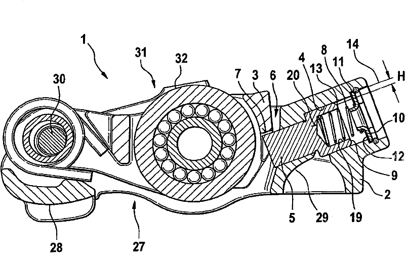 Component for a valve train of an internal combustion engine