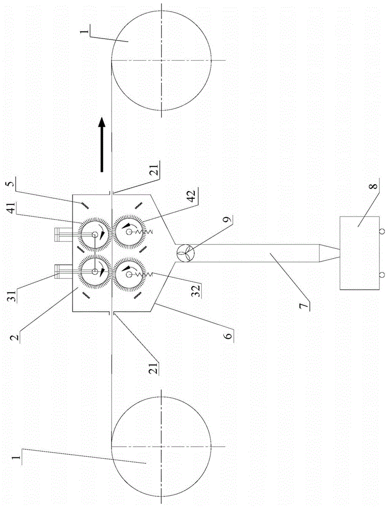 Zinc brushing machine for aluminum-zinc hot plating and application method thereof