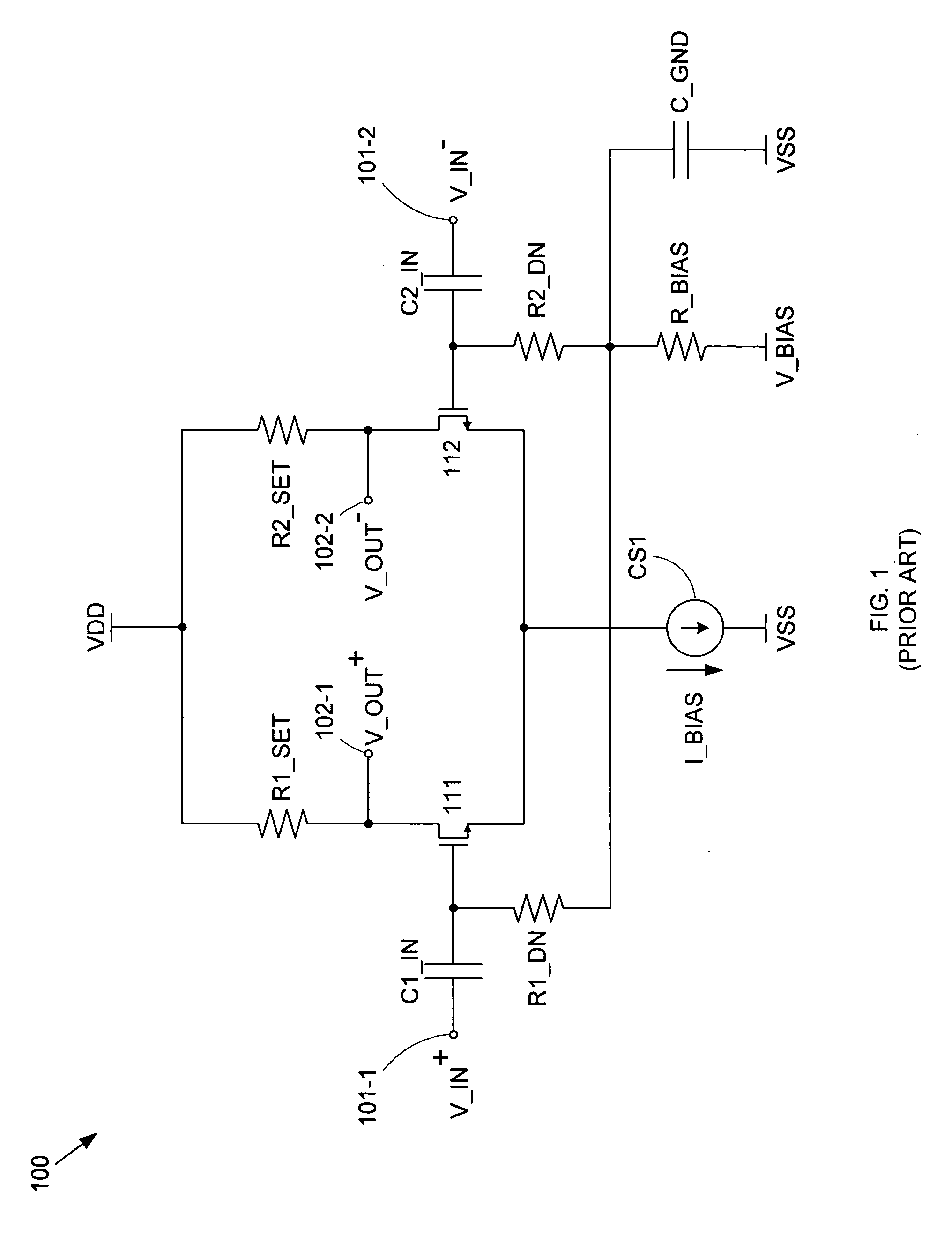 High frequency differential power amplifier