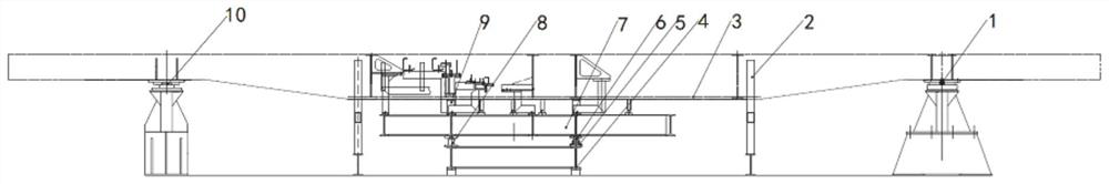 A modular assembly tooling for flat car underframe accessories and its use method