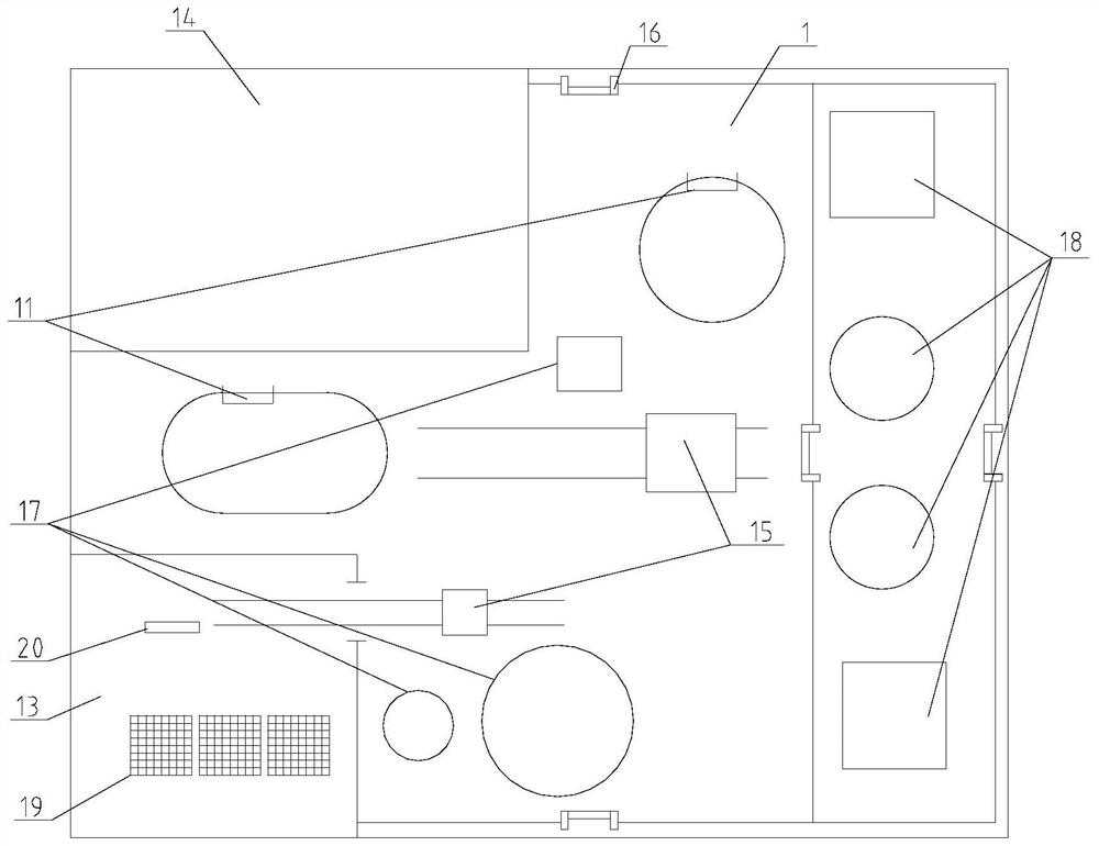 Autonomous refueling system for underwater transfer mode of ocean nuclear power platform