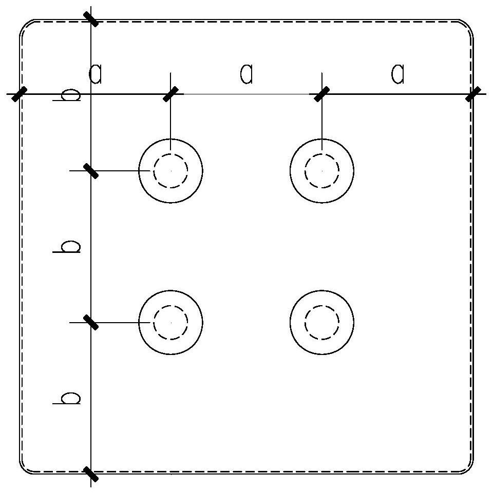 Hollow floor system with stiffening columns and capable of improving local pressure-bearing performance of plate surface, box body and construction method of hollow floor system