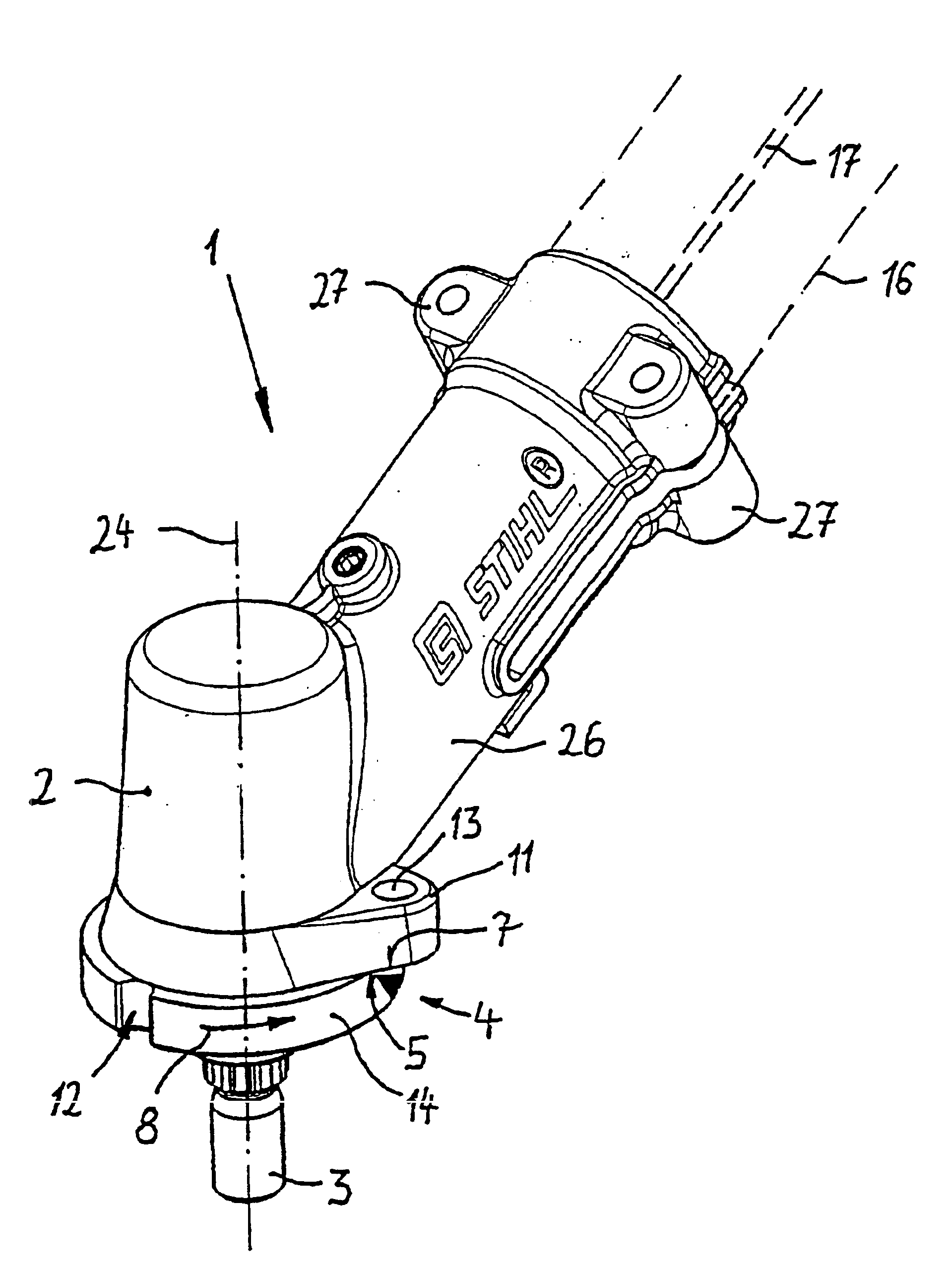 Tool head of a trimmer