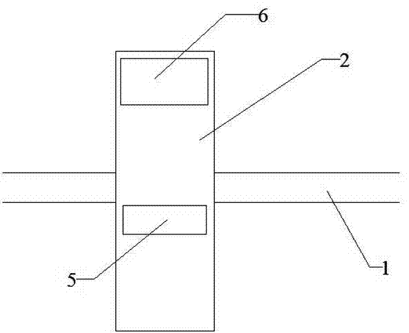 Infusion tube fixing device