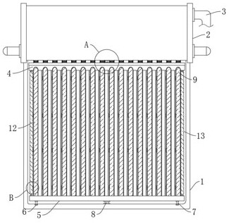 Anti-shielding type energy-saving and environment-friendly solar heat collecting pipe