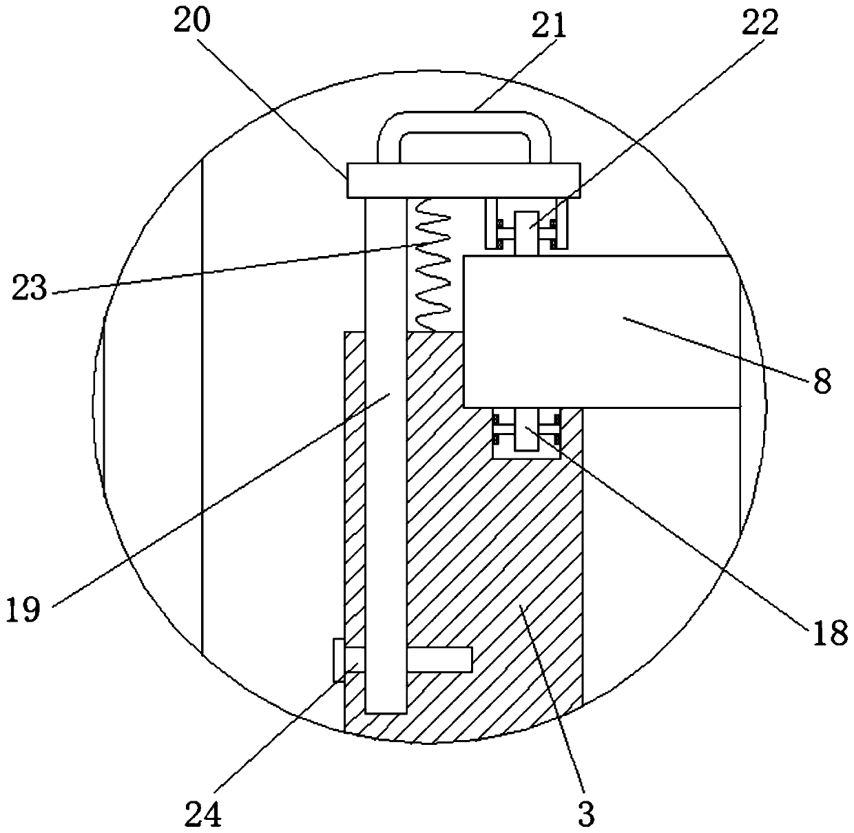 Pay-off device for submarine communication cable laying