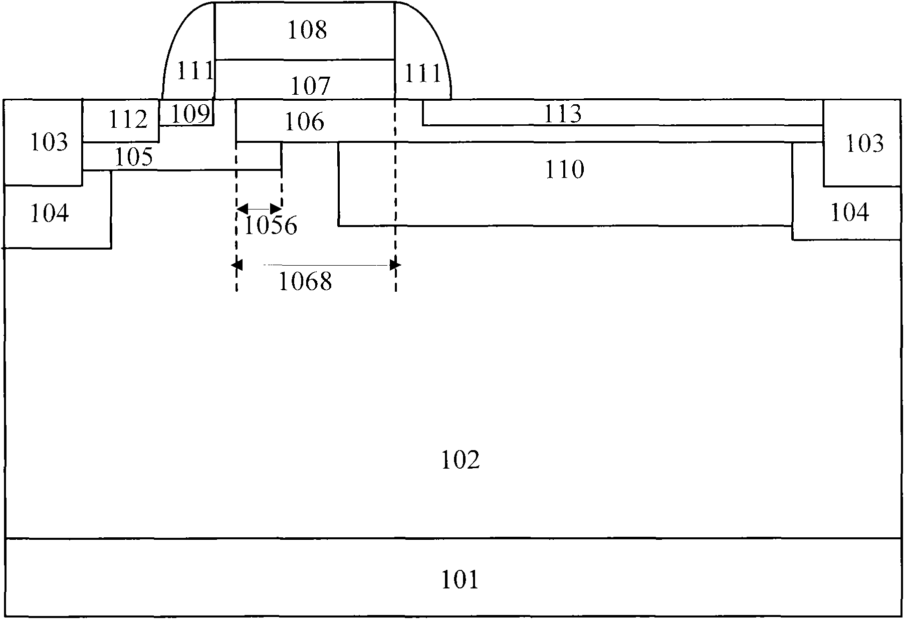 Pixel structure of CMOS (Complementary Metal-Oxide-Semiconductor Transistor) image sensor and manufacture method thereof