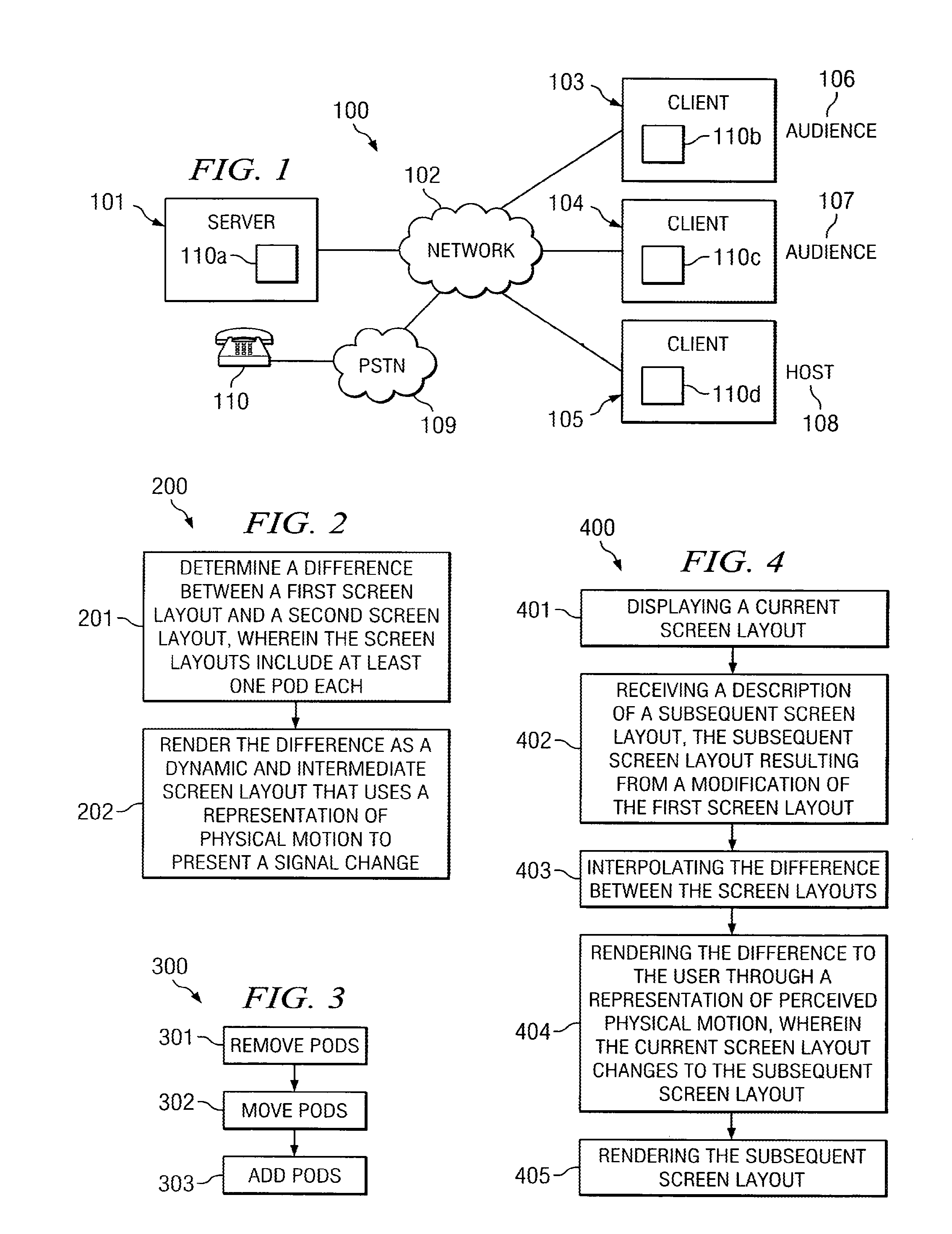 Visual interface element transition effect