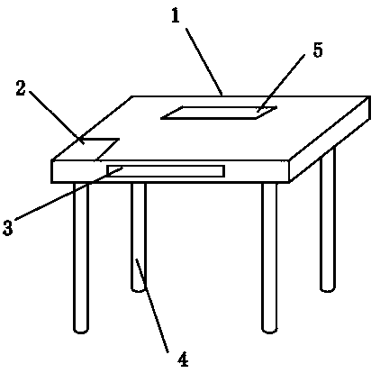 High-tech adjustable cosmetic table