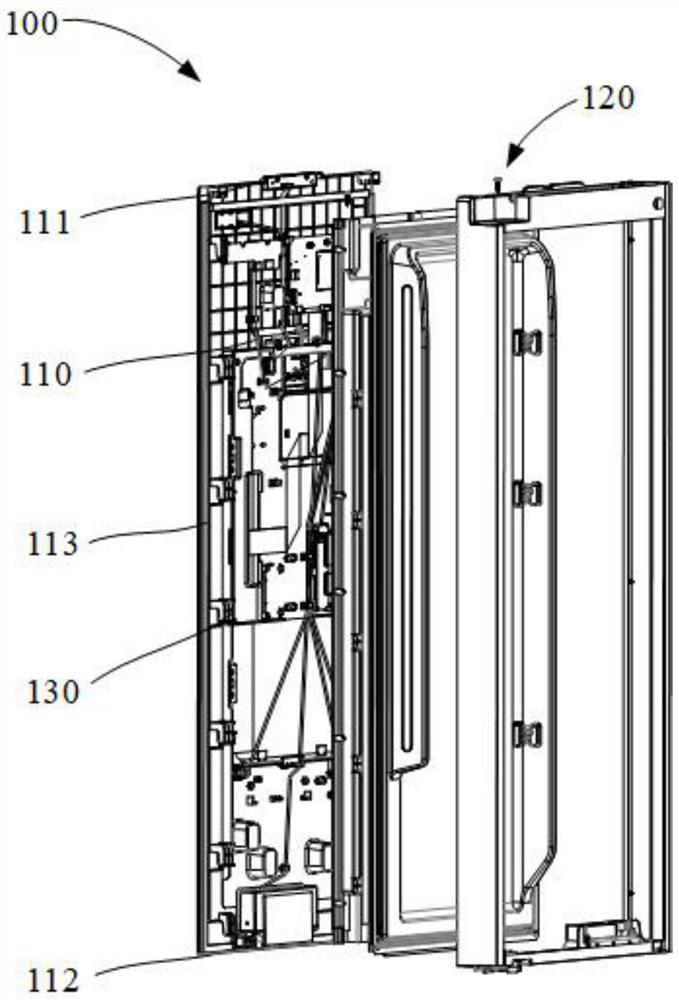 Door body structure and installation method thereof