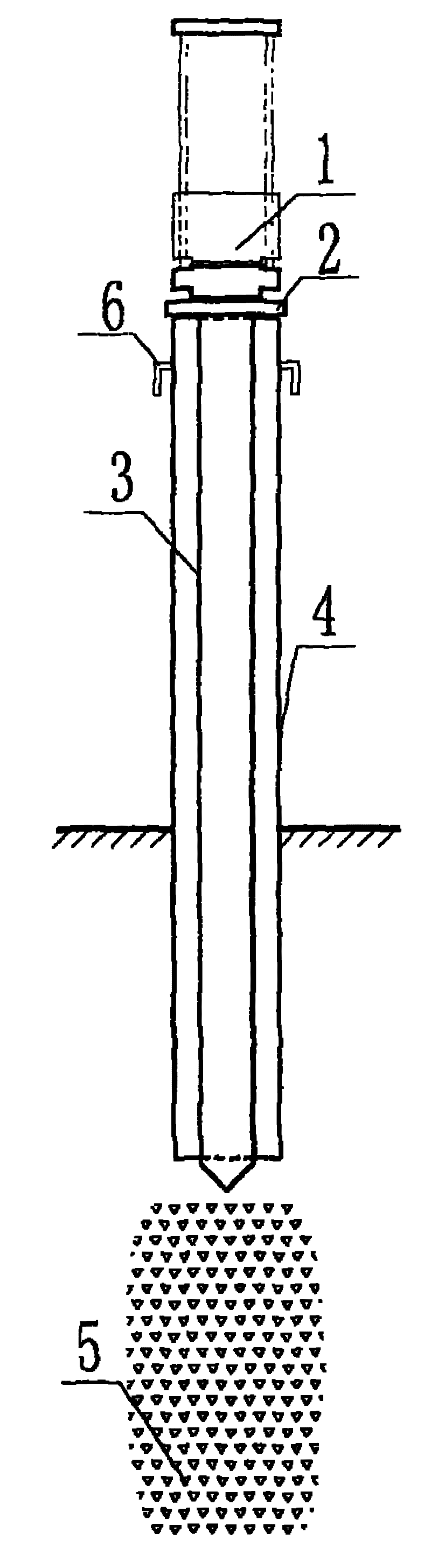 Construction method of composite foundation