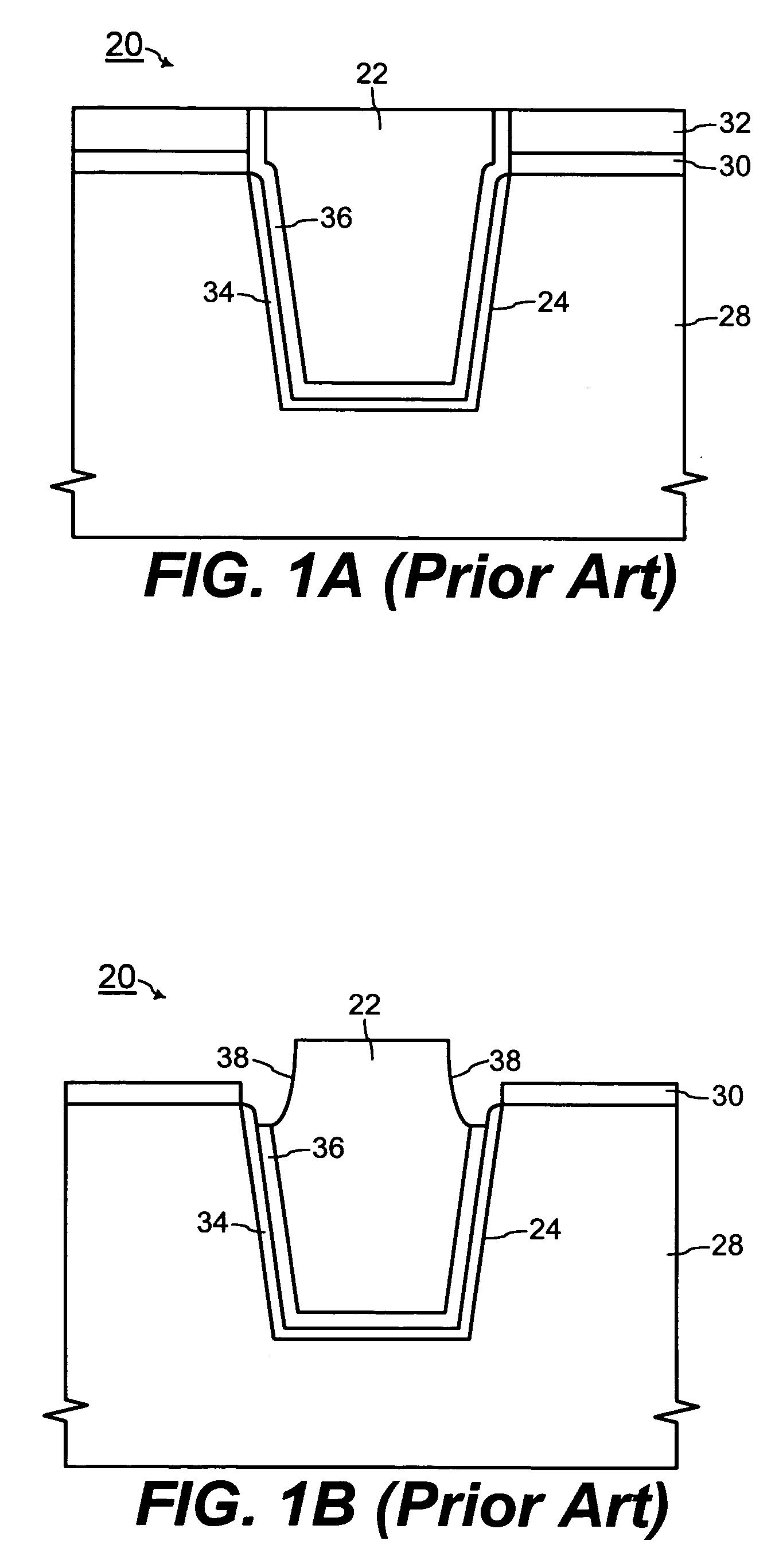 Shallow trench isolation structure with converted liner layer