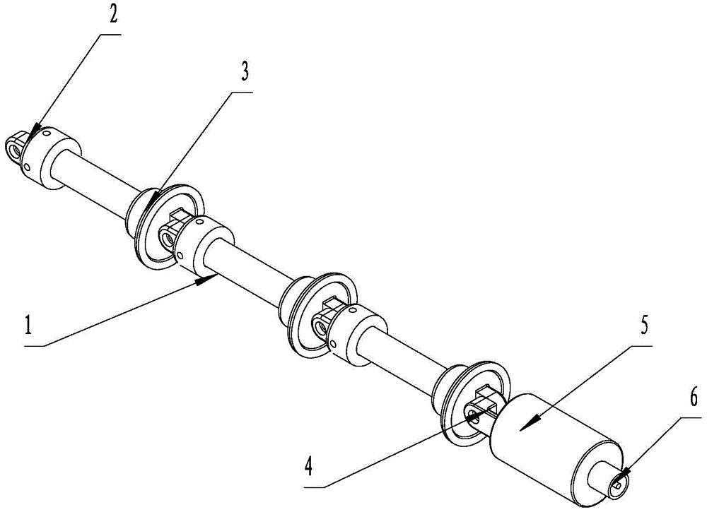 A semi-flexible high-power solid resistor divider