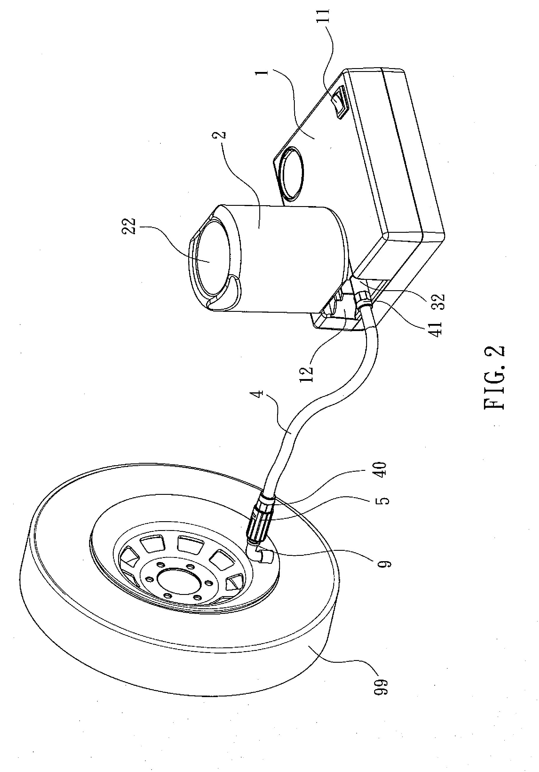 Vehicle-carried Air Compression Device