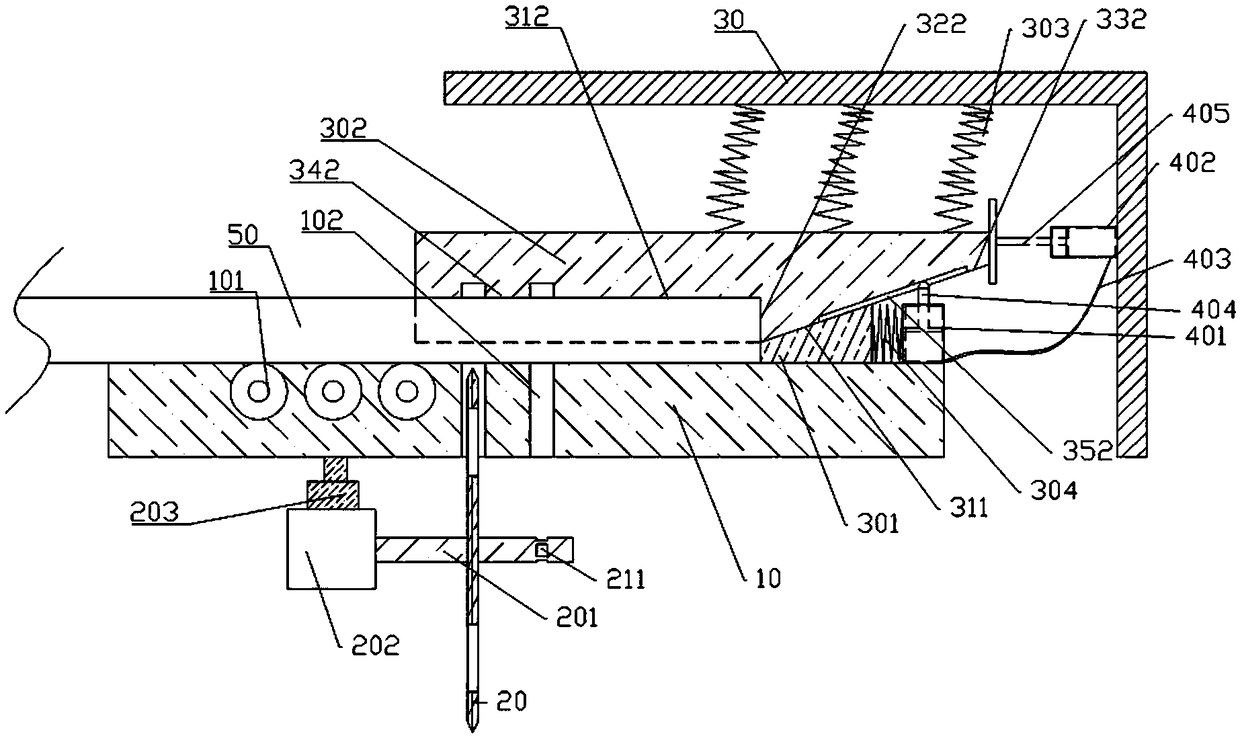Plate cutting device