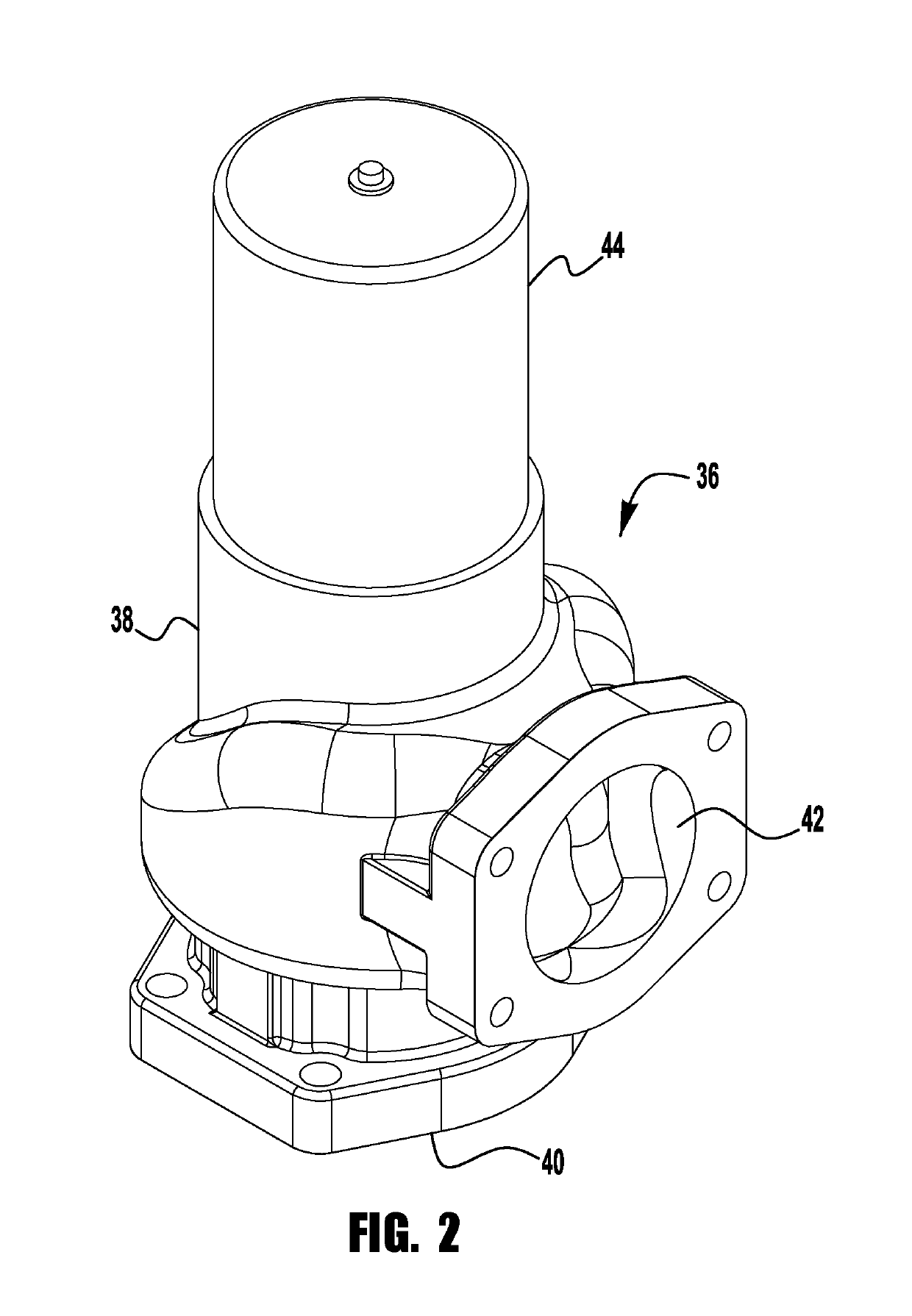 Back pressure valve having a reduced pressure drop required for fluid to pass through the valve