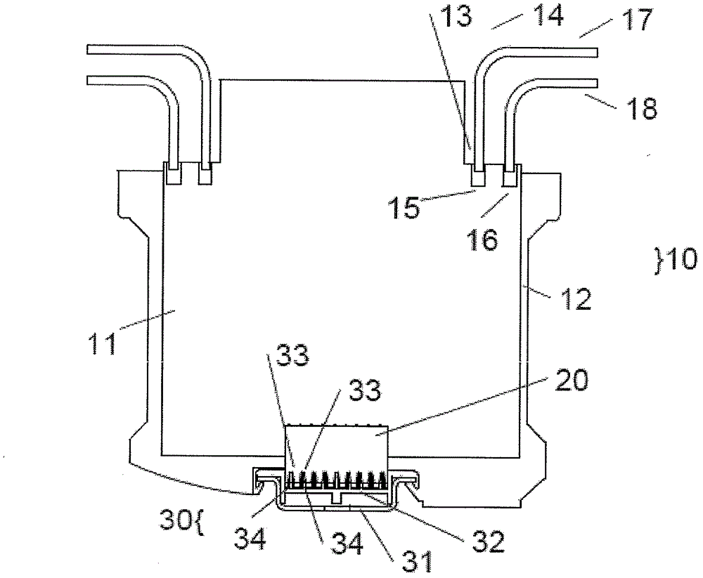 Terminal block data transmission bus structure and terminal block using same