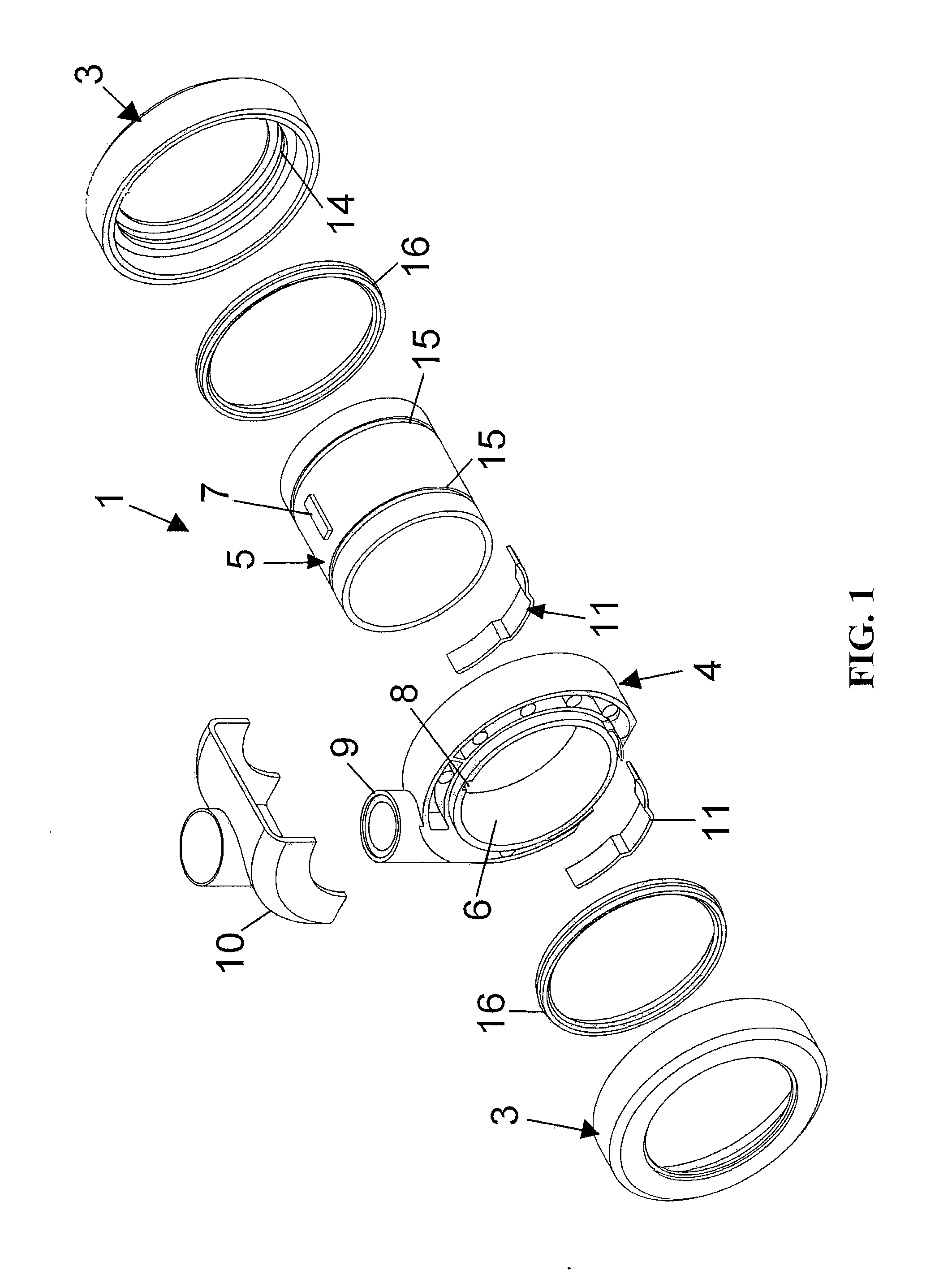 Castor wheel construction for furniture pieces and the like