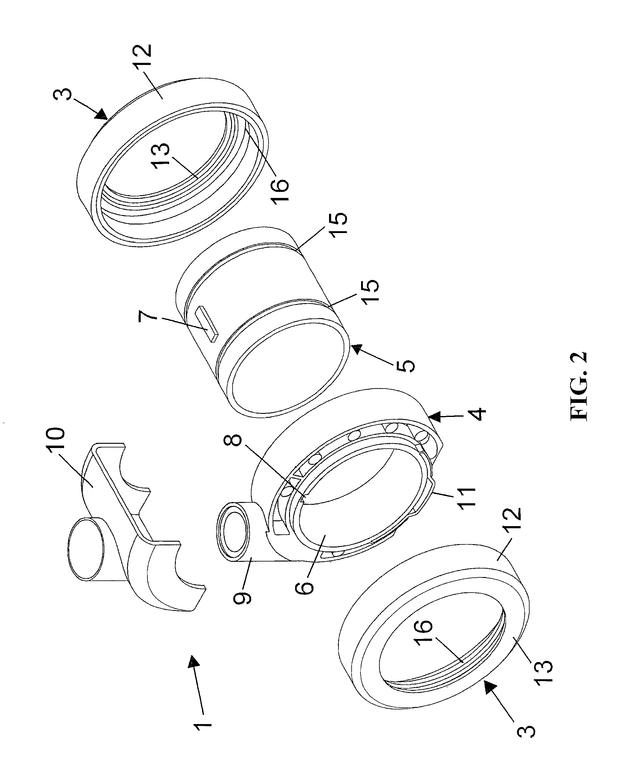 Castor wheel construction for furniture pieces and the like