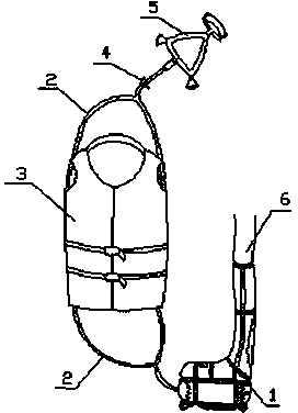 Auto-pedal type plateau air pressurizing breathing device