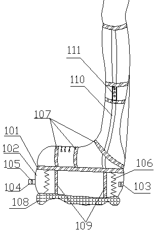 Auto-pedal type plateau air pressurizing breathing device