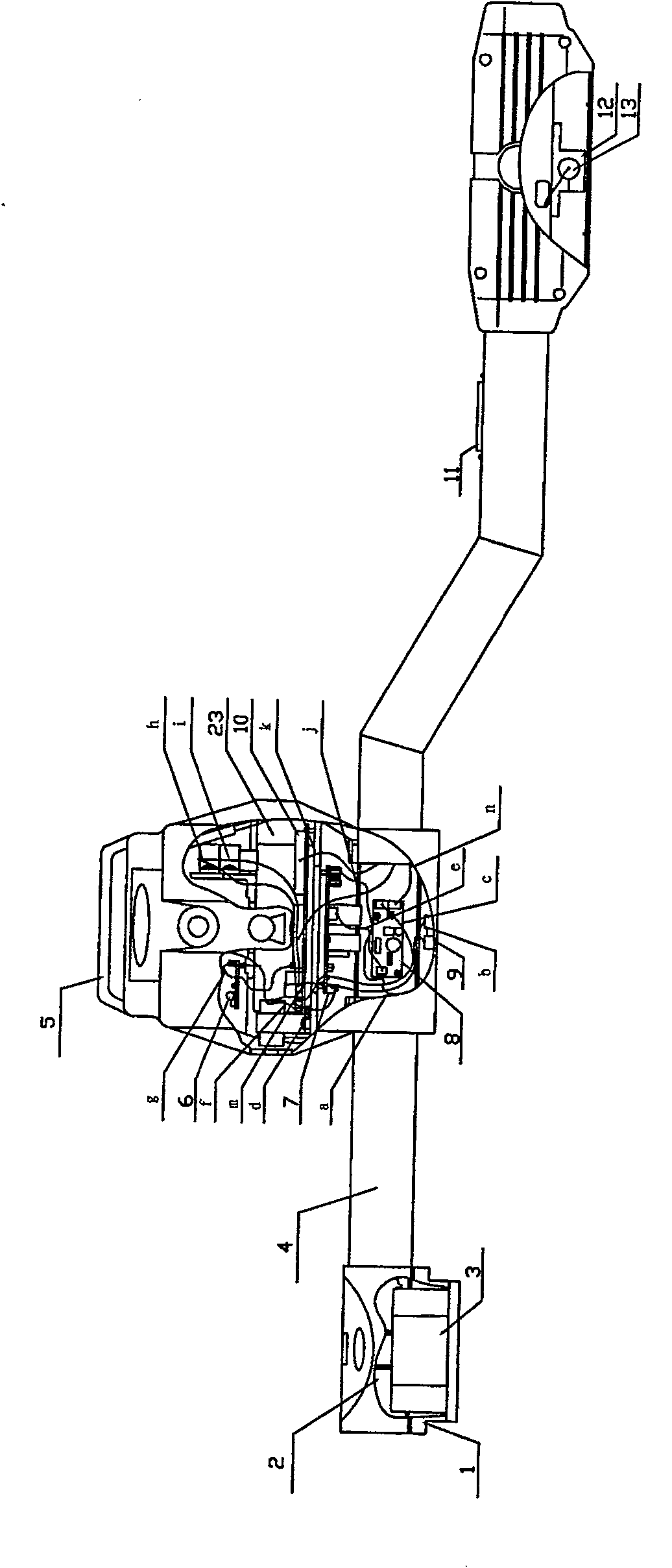 Double front axle cart locator and measuring control method thereof
