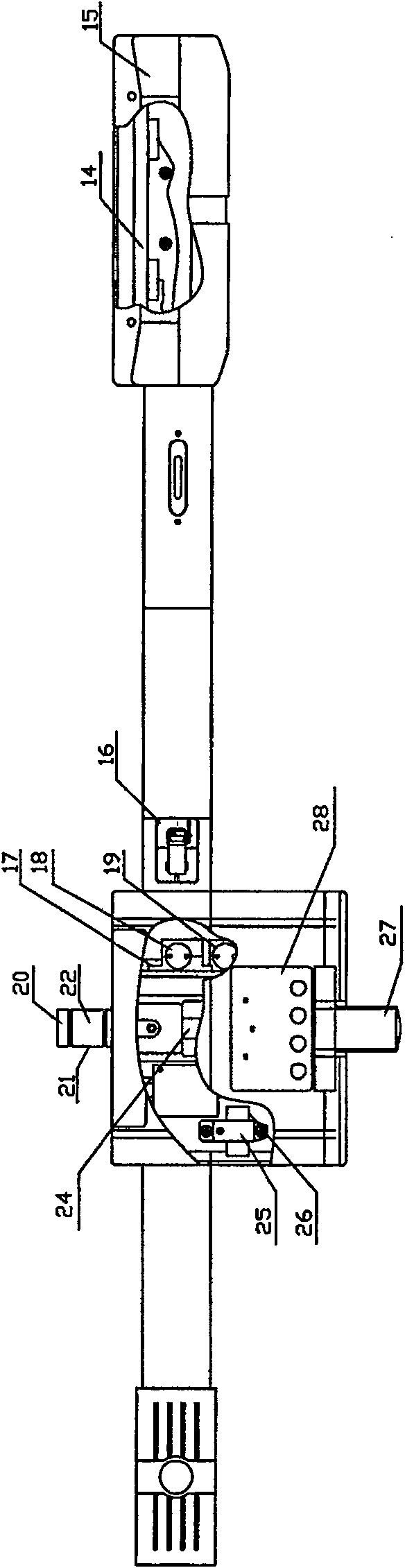 Double front axle cart locator and measuring control method thereof