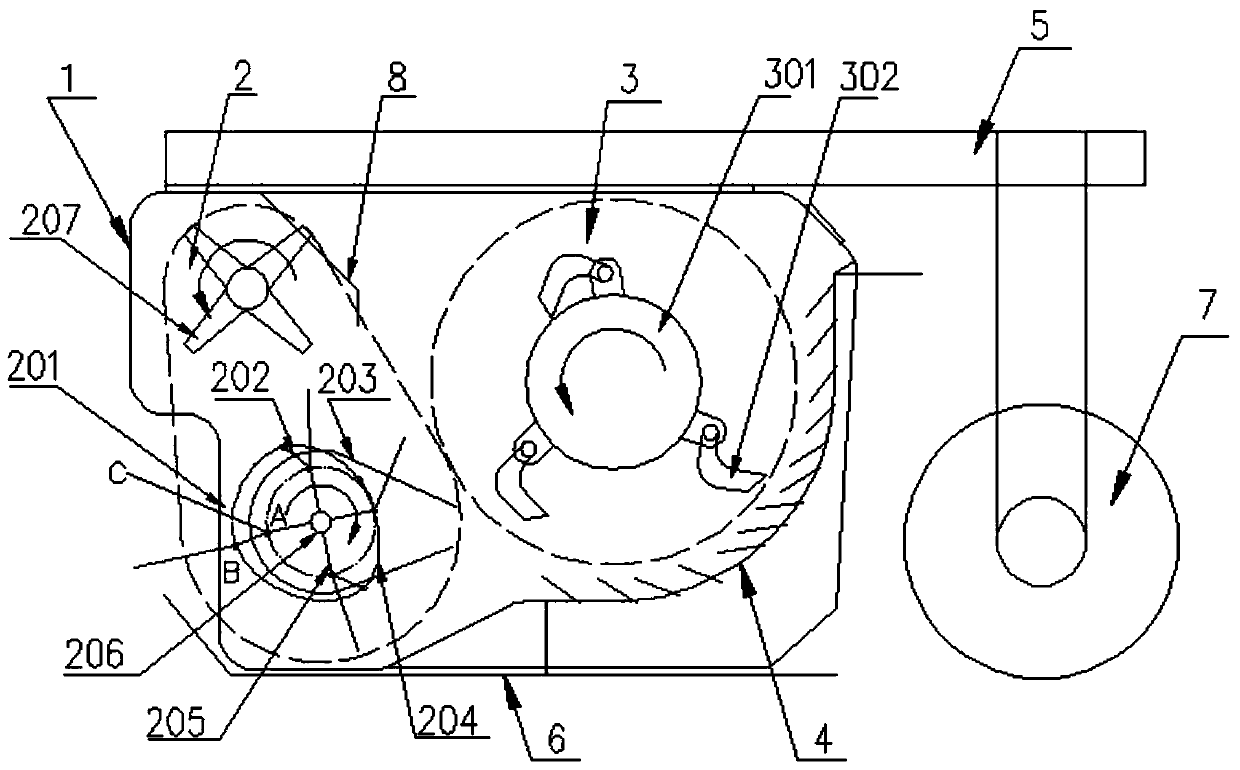 A branch processing machine integrating picking, feeding, breaking and slicing