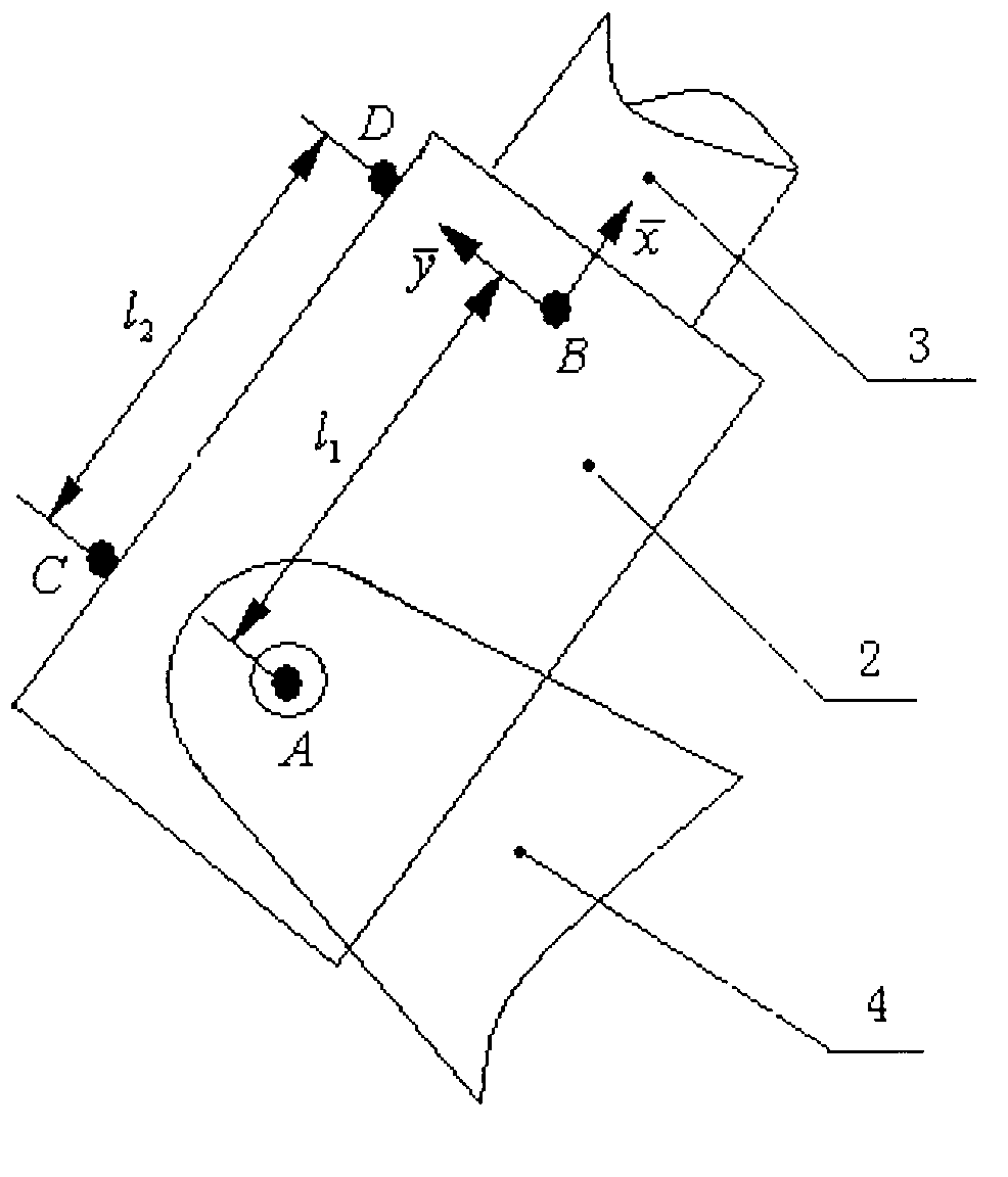 Five-freedom-degree vibration displacement test method for artillery cradle