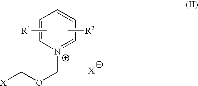 Process for halomethyl ethers of hydroxyiminomethyl quaternary pyridinium salts