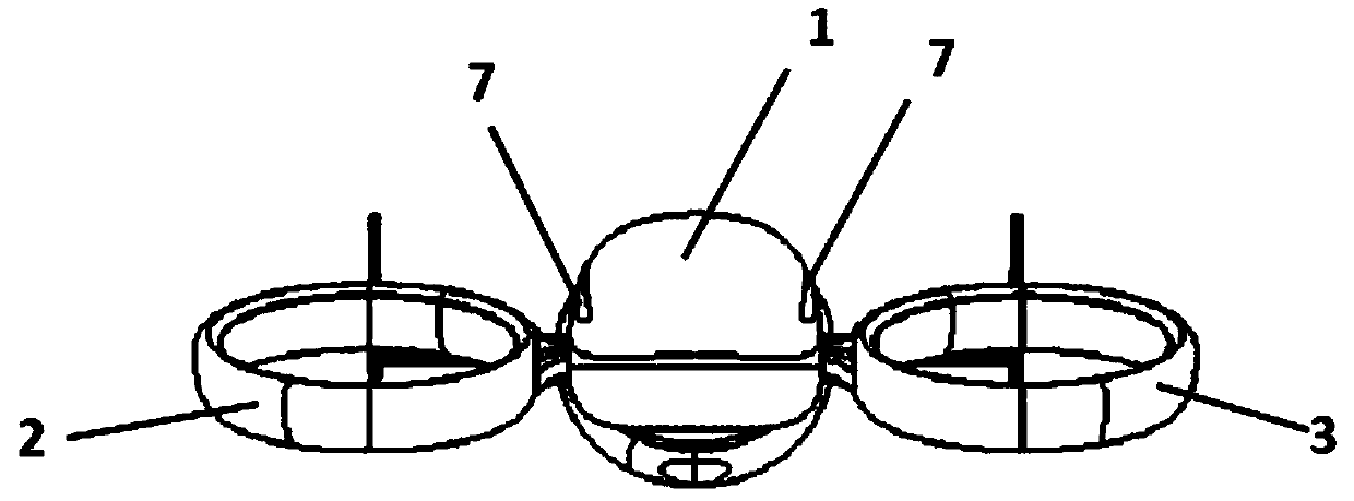 A bladeless fan powered vertical take-off and landing UAV