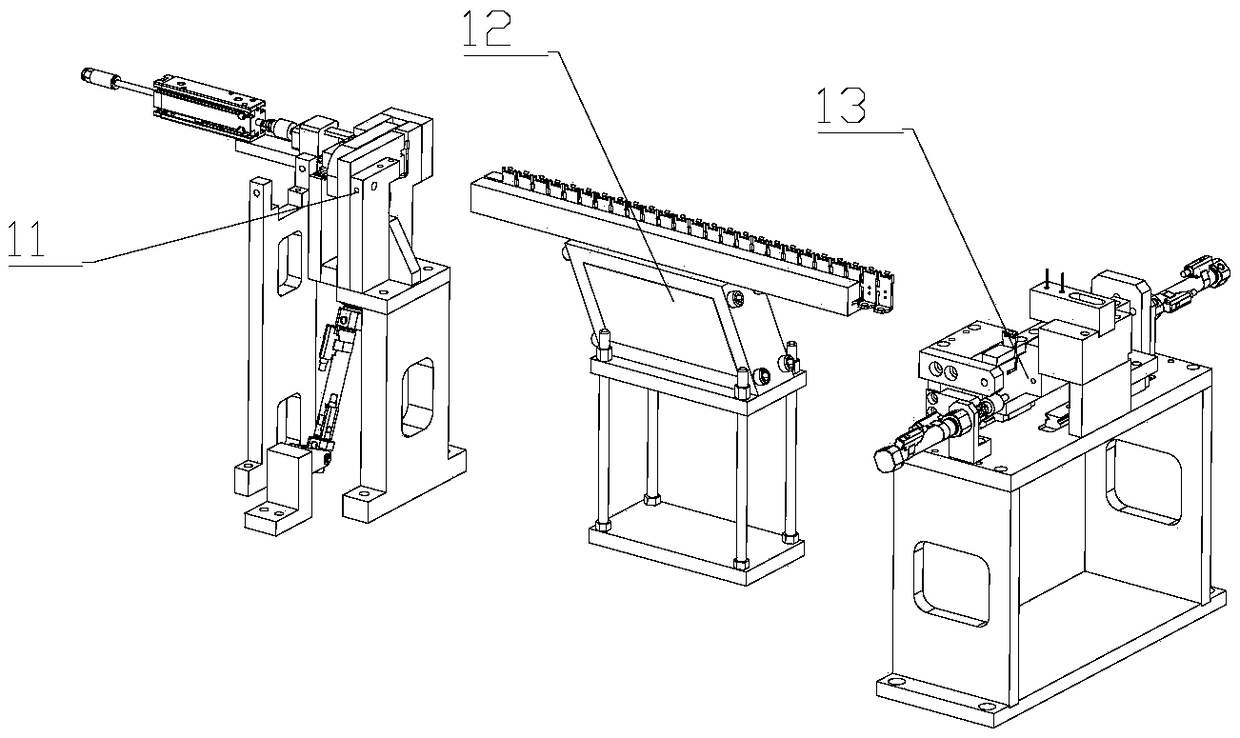 Spring feeding device and automatic inductor assembly apparatus