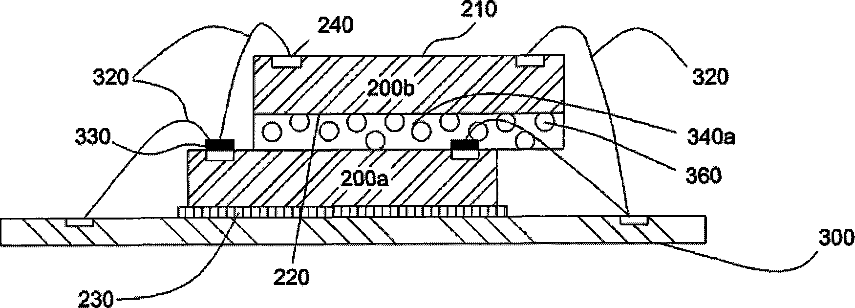 Encapsulation construction of multi-chip stack