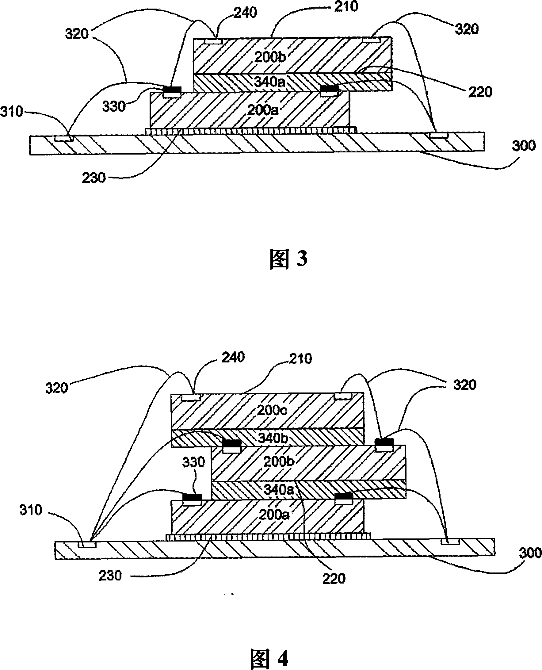 Encapsulation construction of multi-chip stack