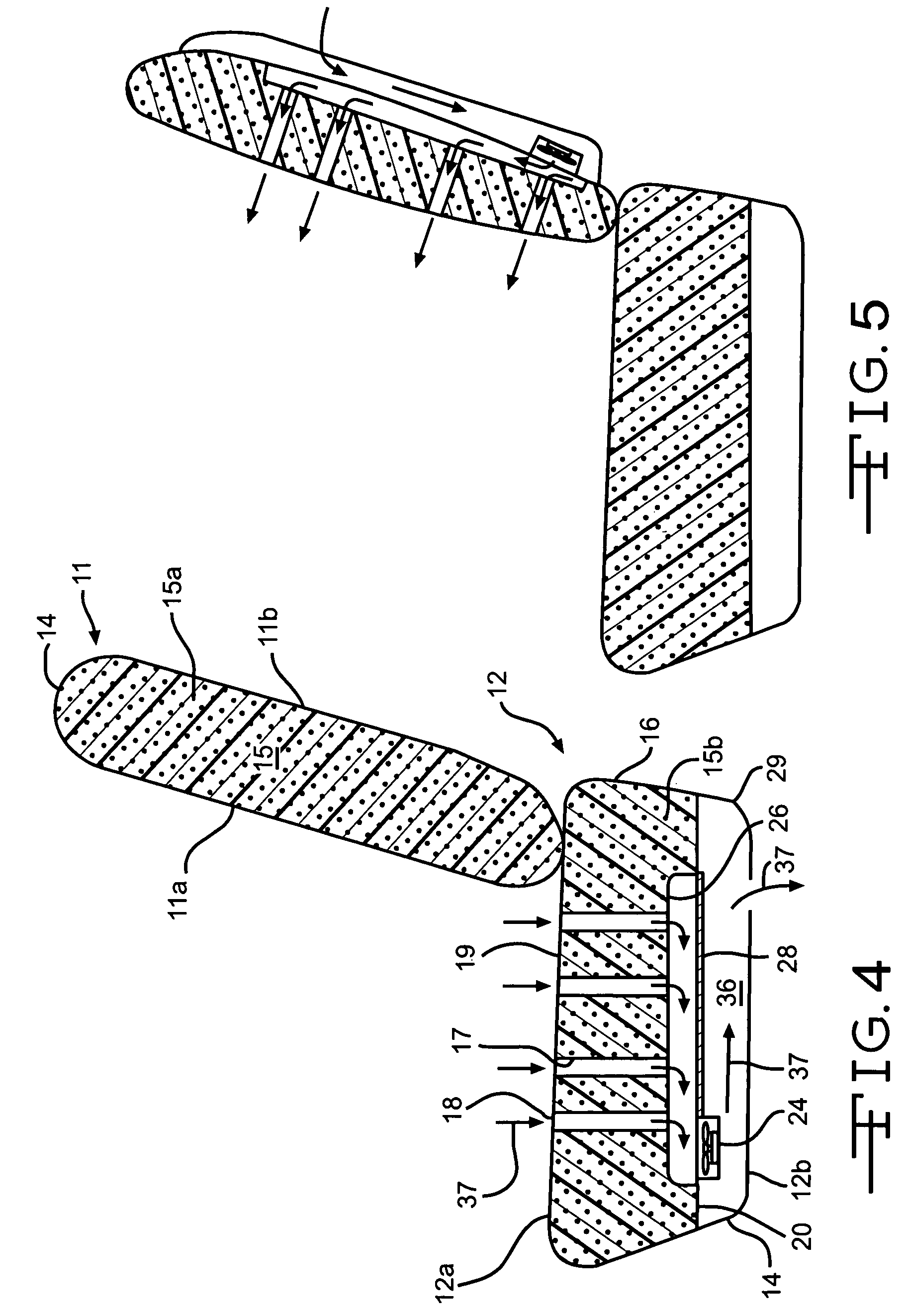Flexible noise cover for a ventilated seat