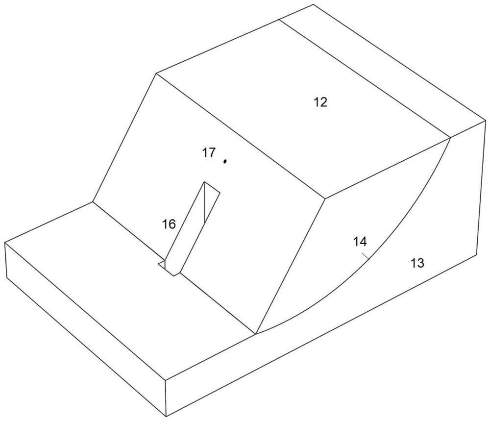 Dynamic simulation test system for piled anchor support slope under earthquake action