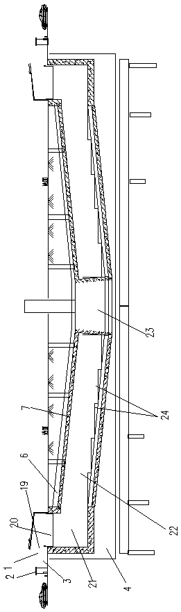 Inclined shaft type mechanical underground parking lot