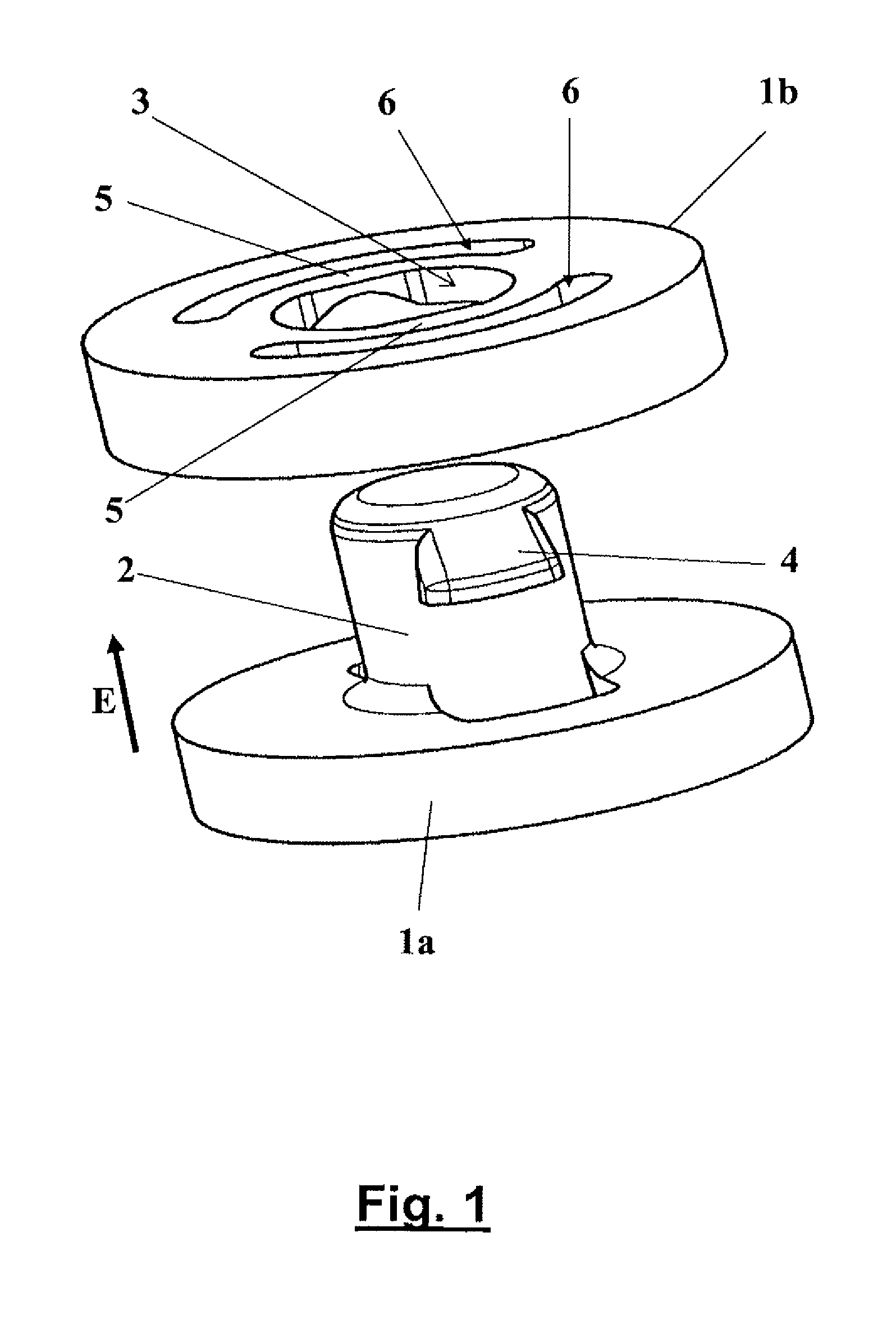 Installation element of an installed packing