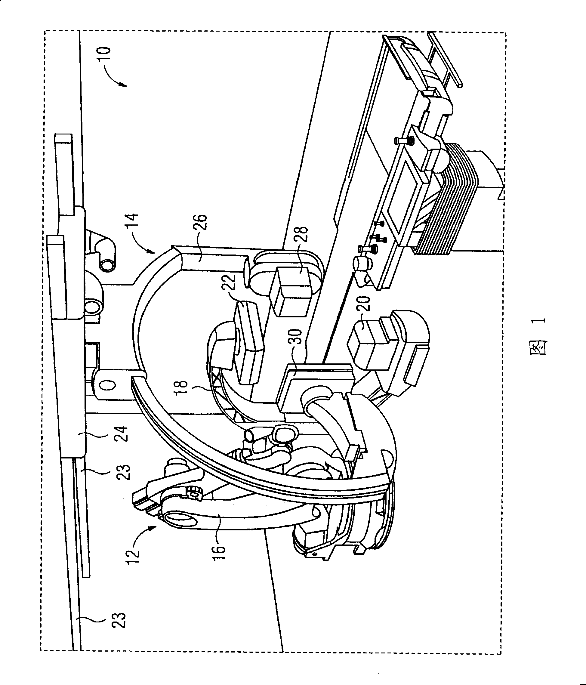 Biplane x-ray system