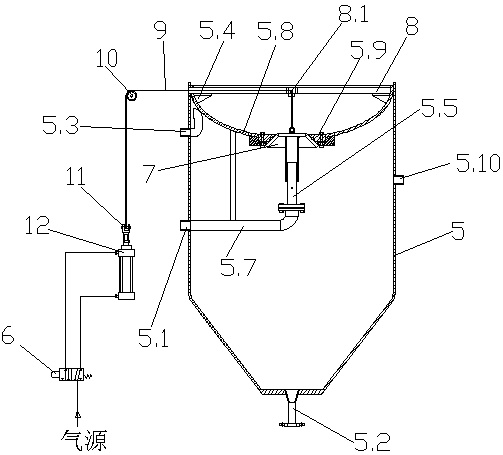 Universal double-gun water mist sand blasting machine